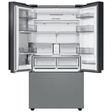 Samsung RF30BB69006M Bespoke 36 in. 29.8 cu. ft. Smart French Door Refrigerator with Internal Water Dispenser - White Glass