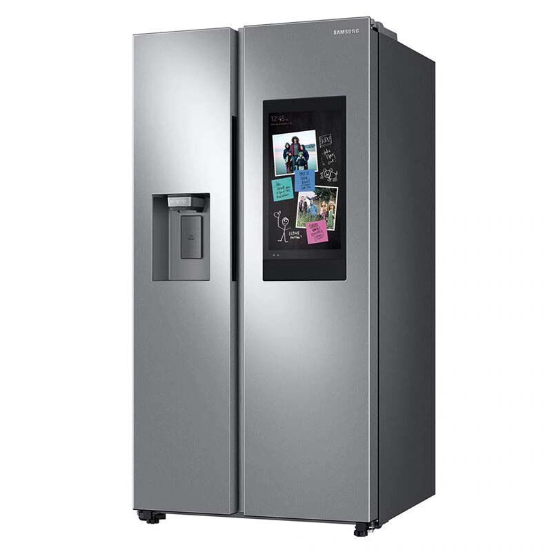 Samsung Family Hub Series36 in. 26.7 cu. ft. Smart Side by Side Refrigerator with Ice & Water Dispenser - Stainless Steel