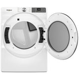 Whirlpool 27 in. 7.4 cu. ft. Smart Stackable Electric Dryer with Sensor Dry & Sanitize Cycle - White