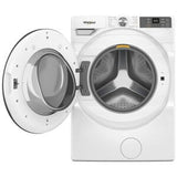 Whirlpool 27 in. 4.5 cu. ft. Smart Stackable Front Load Washer with FreshFlow Vent System, Sanitize & Steam Cycle - White