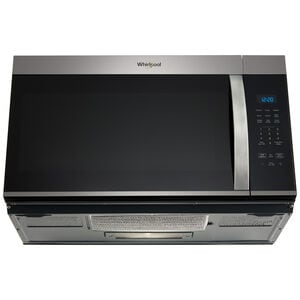 Whirlpool 30 in. 1.7 cu. ft. 1000W Over-the-Range Microwave with 300 CFM - Fingerprint Resistant Stainless