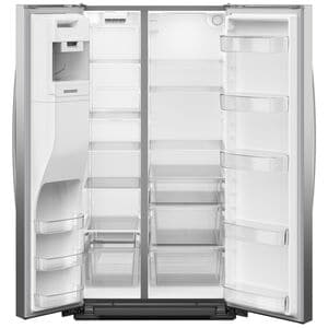 Whirlpool 36 in. 28.7 cu. ft. Side-by-Side Refrigerator with Ice & Water Dispenser - Fingerprint Resistant Stainless Steel