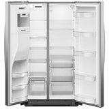 Whirlpool 36 in. 28.7 cu. ft. Side-by-Side Refrigerator with Ice & Water Dispenser - Fingerprint Resistant Stainless Steel
