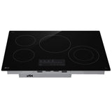 LG CBEW3013BE 30 in. 4-Burner Smart Electric Cooktop with Simmer Burner - Black