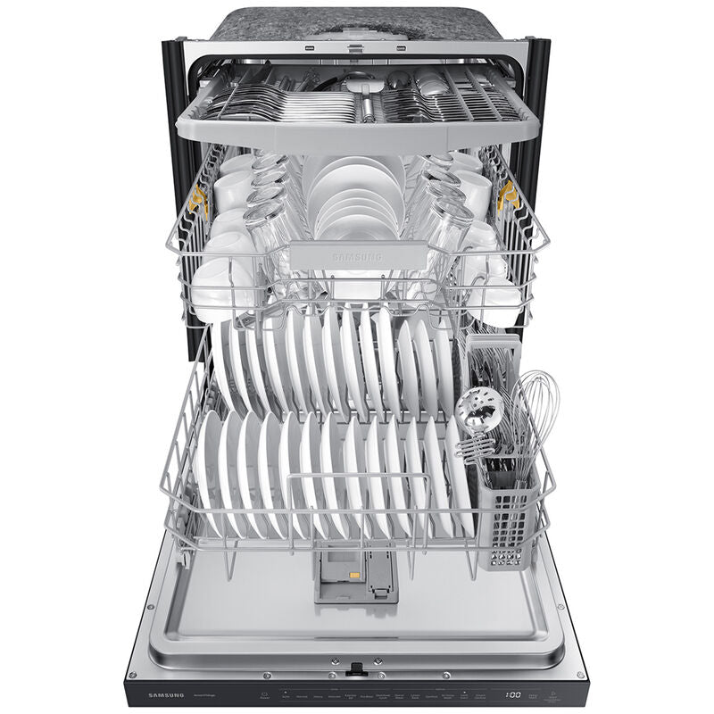 Samsung DW80CG5450MT Bespoke 24 in. Top Control Smart Dishwasher with 46 dBa Sound Level, 3rd-Rack, AutoRelease & Pocket - Matte Black