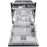 Samsung DW80CG5451MT 24 in. Top Control Smart Dishwasher with 46 dBa Sound Level & 3rd-Rack - Matte Black Steel