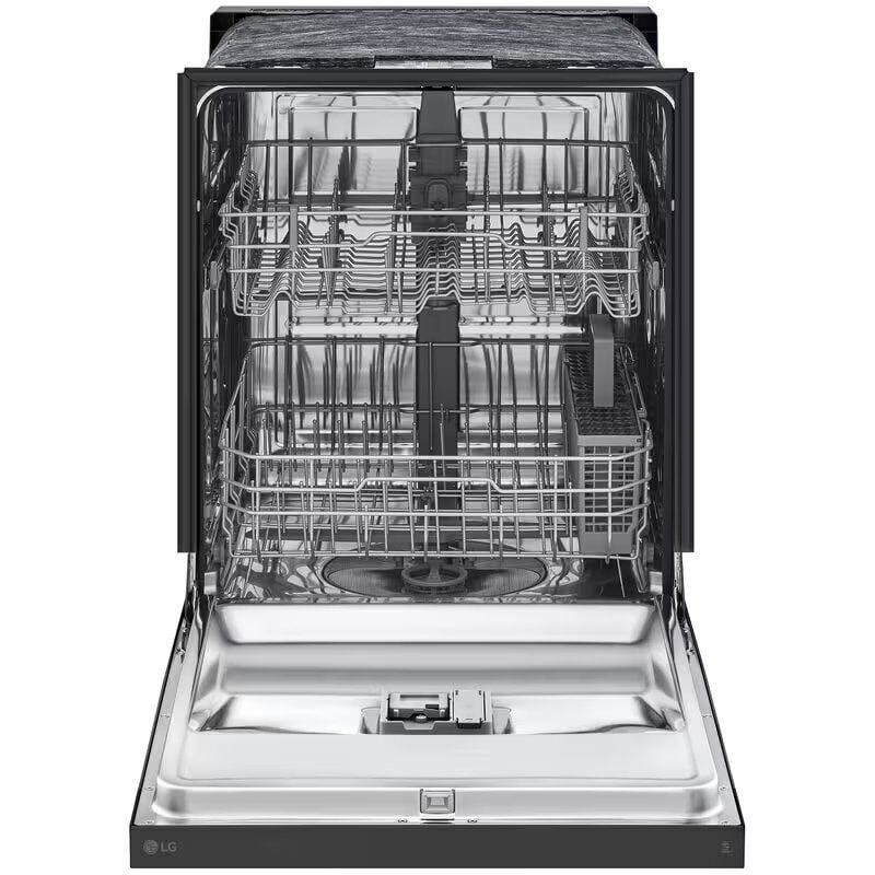 LG LDFC2423B 24 in. Front Control Dishwasher with 52 dBa Sound Level, Dynamic Dry & Pocket - Black