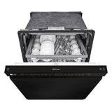 LG LDFN4542B 24 in. Front Control Dishwasher with 48 dBa Sound Level, 3rd-Rack, Dynamic Dry & Pocket - Black