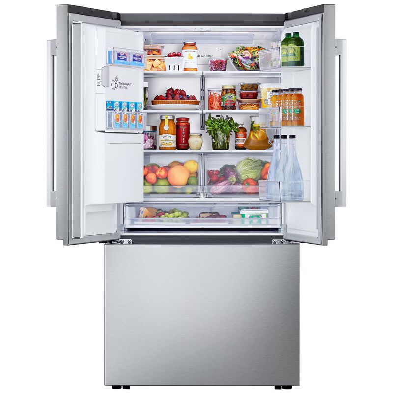 LG LF24Z6530S 36 in. 23.7 cu. ft. Smart Counter Depth French Door Refrigerator with Ice & Water Dispenser - PrintProof Stainless Steel