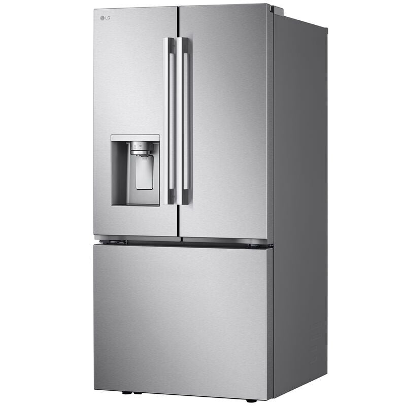 LG LF25H6330S 33 in. 24.5 cu. ft. Smart French Door Refrigerator with Ice & Water Dispenser - PrintProof Stainless Steel