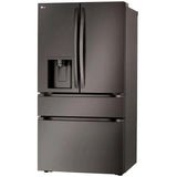LG LF29H8330D 36 in. 28.6 cu. ft. Smart 4-Door French Door Refrigerator with Ice & Water Dispenser - PrintProof Black Stainless Steel