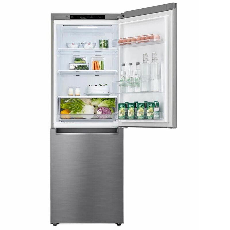 LG LRBNC1104S 24 in. 10.8 cu. ft. Counter Depth Bottom Freezer Refrigerator - Stainless Steel