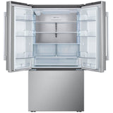 LG LRFLC2726S counter-depth French door refrigerator, product view 4
