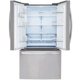 LG LRFS28XBS 36 in. 27.7 cu. ft. Smart French Door Refrigerator with Ice & Water Dispenser - PrintProof Stainless Steel