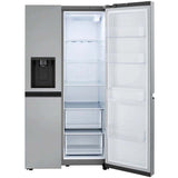 LG LRSXC2306S 36 in. 23.0 cu. ft. Counter Depth Side by Side Refrigerator with Ice & Water Dispenser - PrintProof Stainless Steel
