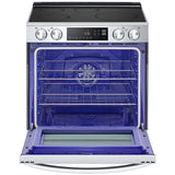 LG LSIL6334FE 30 in. 6.3 cu. ft. Smart Air Fry True European Convection Slide-In Electric Range with 4 Induction Burners - PrintProof Stainless Steel