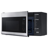 Samsung MC17T8000CS 30 in. 1.7 cu. ft. 950W Smart Over-the-Range Microwave with 300 CFM & Convection Cooking - Stainless Steel