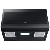 Samsung ME21DG6300MT 30 in. 2.1 cu. ft. 1000W Smart Over-the-Range Microwave with 400 CFM & Sensor Cooking - Matte Black Steel