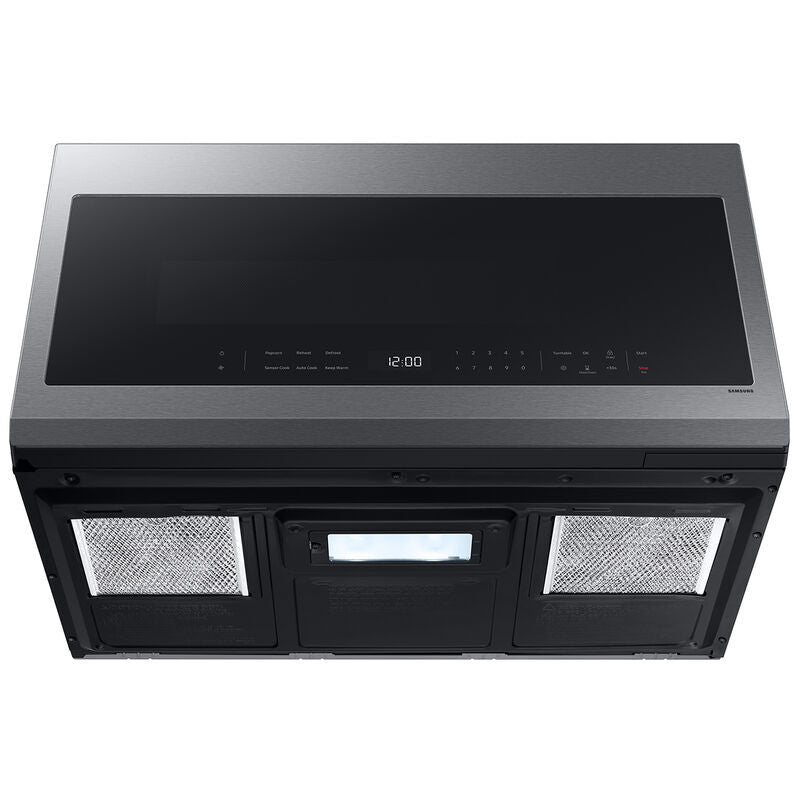 Samsung ME21DG6300SR 30 in. 2.1 cu. ft. 1000W Smart Over-the-Range Microwave with 400 CFM & Sensor Cooking - Stainless Steel