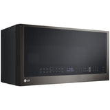 LG MHEC1737D 30 in. 1.7 cu. ft. 950W Smart Over-the-Range Microwave with 300 CFM, Convection & Sensor Cooking - PrintProof Black Stainless Steel