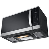 LG MVEM1825F 30 in. 1.8 cu. ft. 1000W Smart Over-the-Range Microwave with 300 CFM & Sensor Cooking - PrintProof Stainless Steel