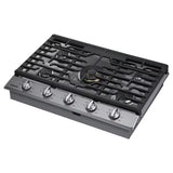 Samsung NA30N7755TS 30 in. 5-Burner Smart Natural Gas Cooktop with Griddle, Simmer Burner & Power Burner - Stainless Steel