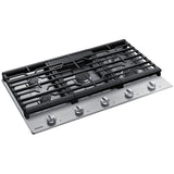 Samsung NA36R5310FS 36 in. 5-Burner Natural Gas Cooktop with Simmer Burner & Power Burner - Stainless Steel