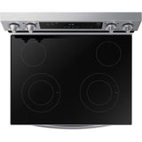 Samsung 30 in. 6.3 cu. ft. Smart Electric Range with Smoothtop Burners - Stainless Steel