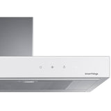 Samsung NK30CB600W12 30 in. Smart Convertible Chimney Style Range Hood with 630 CFM, 4 Fan Speeds & 1 LED Light - White
