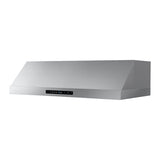 Samsung NK36N7000US 36 in. Smart Convertible Standard Style Range Hood with 390 CFM, 4 Fan Speeds & 2 LED Lights - Stainless Steel