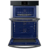 Samsung NQ70CG600DMT 30 in. 7 cu. ft. Smart Speed/ Steam Electric Microwave/Wall Oven Combo with Dual Convection & Sensor Cooking - Matte Black