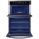 Samsung NQ70T5511DG 30 in. 7 cu. ft. Smart Electric Microwave/Wall Oven Combo with Sensor Cooking - Black Stainless