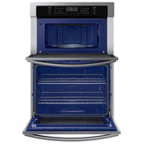 Samsung NQ70T5511DS 30 in. 7 cu. ft. Smart Electric Microwave/Wall Oven Combo with Sensor Cooking - Stainless Steel