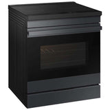 Samsung NSI6DG9500MT Bespoke 30 in. 6.3 cu. ft. Smart Air Fry True European Convection Slide-In Electric Range with 4 Induction Burners - Matte Black Steel