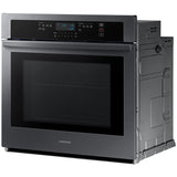 Samsung NV51T5511SG 30 in. 5.1 cu. ft. Smart Electric Single Wall Oven - Fingerprint Resistant Black Stainless Steel