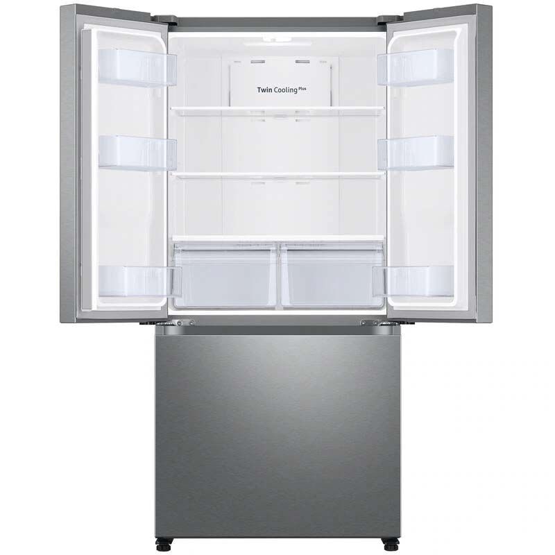 Samsung 33 in. 17.5 cu. ft. Smart Counter Depth French Door Refrigerator with Ice Maker - Fingerprint Resistant Stainless Steel