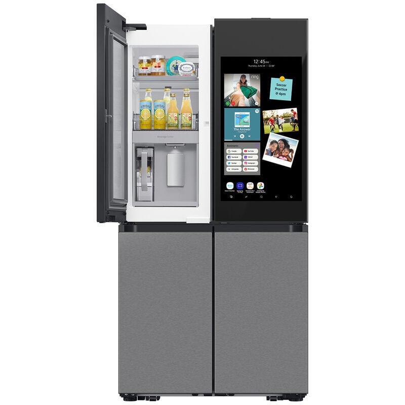 Samsung RF23DB9900QD Bespoke 36 in. 22.5 cu. ft. Smart Counter Depth 4-Door French Door Refrigerator with Internal Water Dispenser - Fingerprint Resistant Stainless Steel