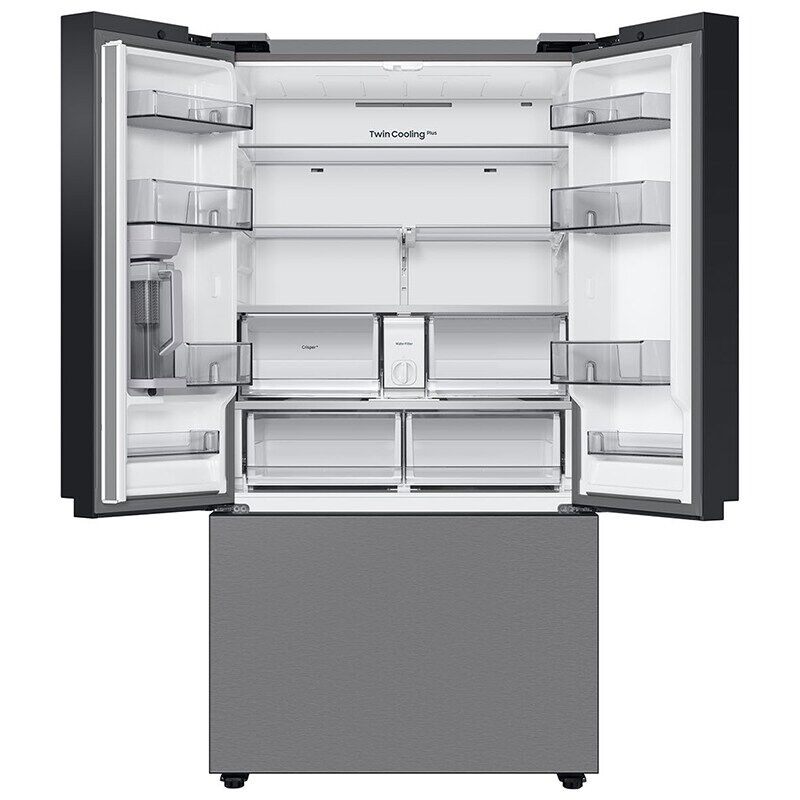 Samsung RF24BB6200QL Bespoke 36 in. 24 cu. ft. Smart Counter Depth French Door Refrigerator with Internal Water AutoFill Pitcher - Stainless Steel