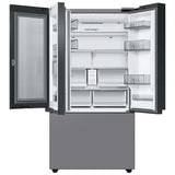 Samsung RF24BB6600QL Bespoke 36 in. 24 cu. ft. Smart Counter Depth French Door Refrigerator with Internal Water Dispenser - Stainless Steel