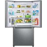 Samsung 33 in. 24.5 cu. ft. Smart French Door Refrigerator with Internal Water Dispenser - Fingerprint Resistant Stainless Steel