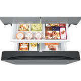 Samsung RF27CG5B10SR 36 in. 25.5 cu. ft. Smart Counter Depth French Door Refrigerator with Ice & Water Dispenser - Stainless Steel