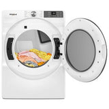 Whirlpool 27 in. 7.4 cu. ft. Smart Stackable Electric Dryer with Sensor Dry & Sanitize Cycle - White