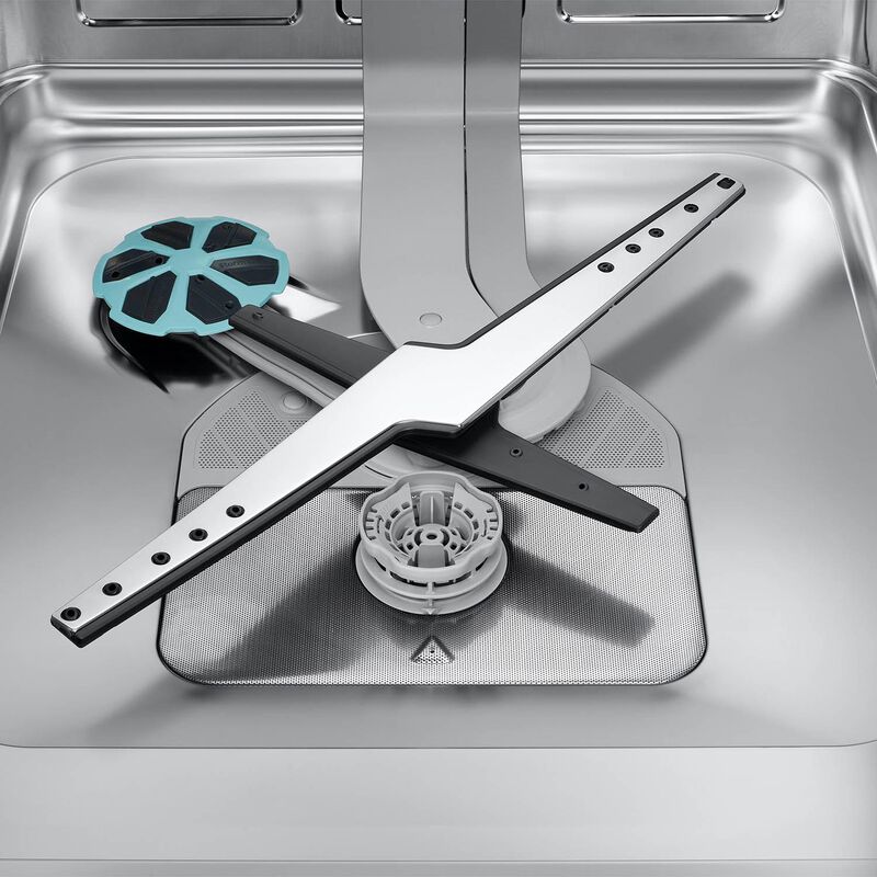 Samsung DW90F89T0U12 Bespoke 24 in. Top Control Smart Dishwasher with 38 dBA Sound Level, 3rd-Rack, Smart Dry with AutoRelease Door & Pocket Handle - White Glass