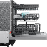 Samsung DW90F89T0USR Bespoke 24 in. Top Control Smart Dishwasher with 38 dBA Sound Level, 3rd-Rack, Smart Dry with AutoRelease Door & Pocket Handle - Fingerprint Resistant Stainless Steel