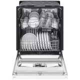 LG LDFC2423W 24 in. Built-In Dishwasher with Front Control, 52 dBA Sound Level, 15 Place Settings & 5 Wash Cycles - White