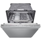 LG LDP6810SS 24 in. Top Control Smart Dishwasher with 44 dBa Sound Level, 3rd-Rack, Dynamic Dry & Pocket - PrintProof Stainless Steel