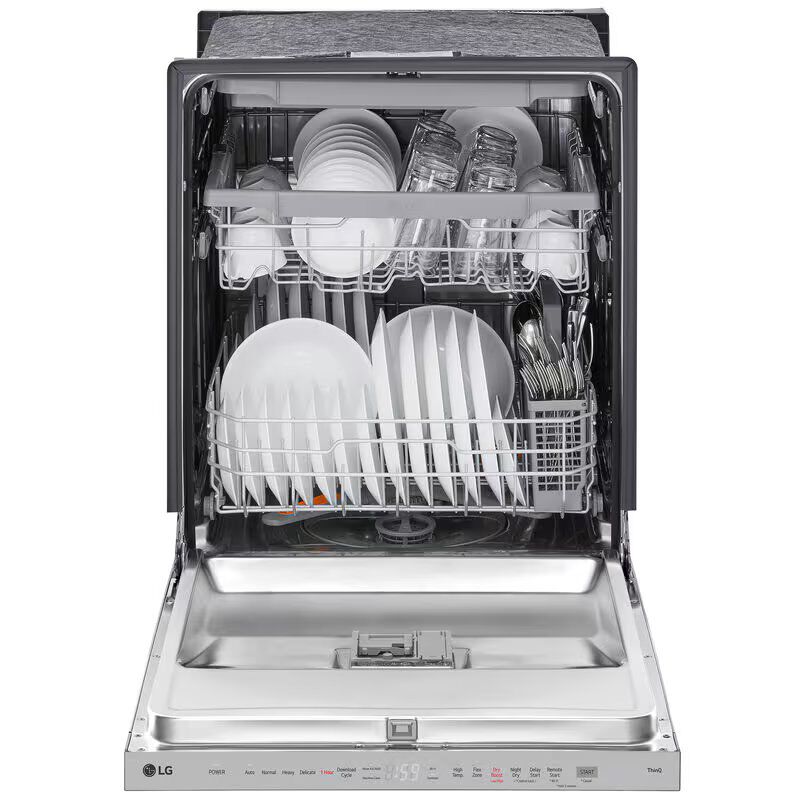 LG LDPH5554S 24 in. Top Control Smart Dishwasher with 46 dBa Sound Level, 3rd-Rack, Dynamic Heat Dry & Pocket - PrintProof Stainless Steel