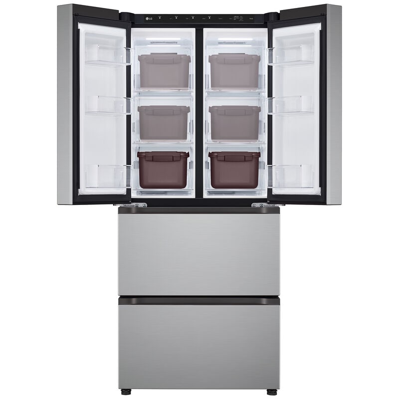 LG LK14S8000V Kimchi/Specialty Food 30 in. 14.3 cu. ft. Smart 4-Door French Door Refrigerator - Stainless Steel Look