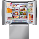LG LRFXS3106S 36 in. 30.7 cu. ft. Smart French Door Refrigerator with Ice & Water Dispenser - PrintProof Stainless Steel