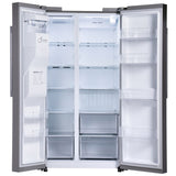 LG LS27T3230S 36 in. 26.6 cu. ft. Smart Side by Side Refrigerator with Ice & Water Dispenser - PrintProof Stainless Steel